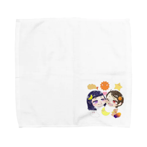 つむシス缶バッジ Towel Handkerchief