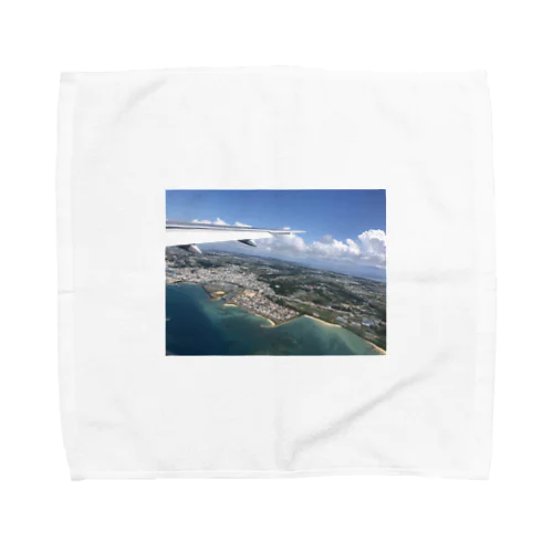飛行機から見た景色 Towel Handkerchief