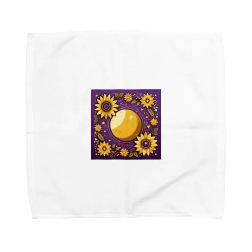 華やかな満月の浄化力 Towel Handkerchief