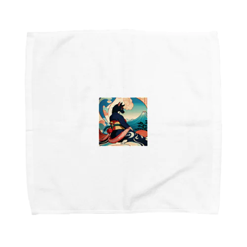 うきよ犬4 Towel Handkerchief