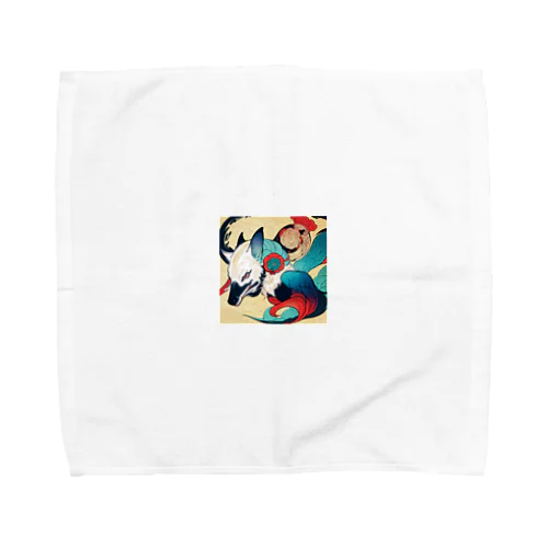 うきよ犬６ Towel Handkerchief