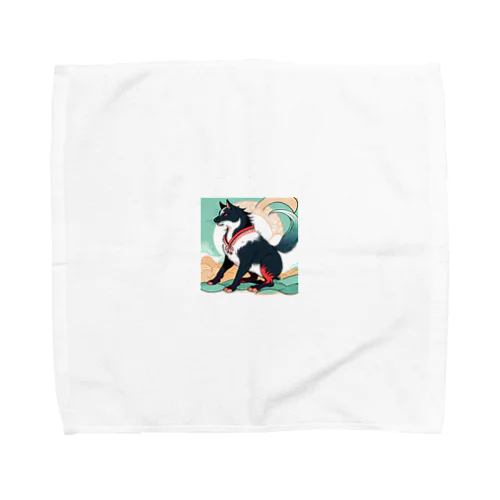 うきよ犬8 Towel Handkerchief