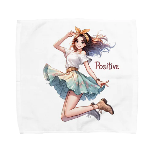 POSITIVE GIRL Towel Handkerchief