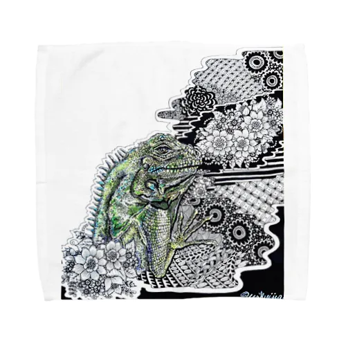 Iguana Towel Handkerchief