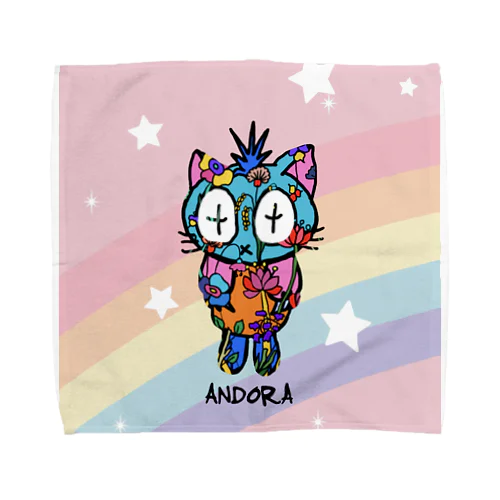 虹色トロピカル Towel Handkerchief