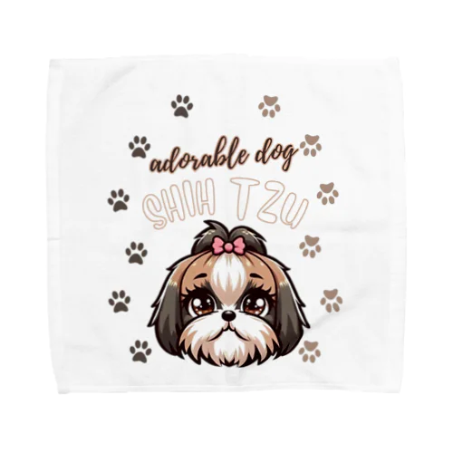 adorable dog　SHIH TZU　（シーズー） Towel Handkerchief