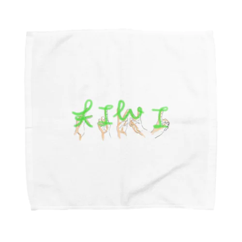 KIWI撮影会ハンドロゴ Towel Handkerchief