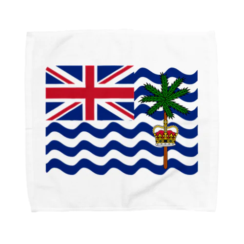 イギリス領インド洋地域の旗 タオルハンカチ