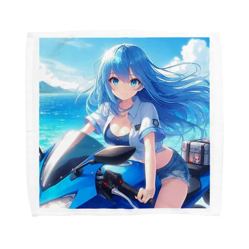 短パン姿が彼女のアクティブさ❣️ Towel Handkerchief