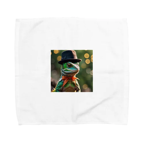ハット帽ヤモリ Towel Handkerchief