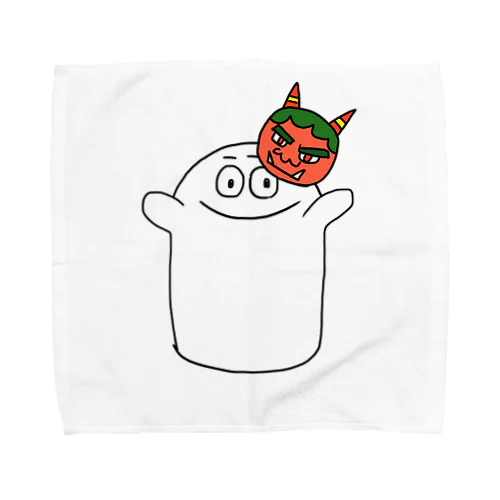 節分ぺるぺる Towel Handkerchief