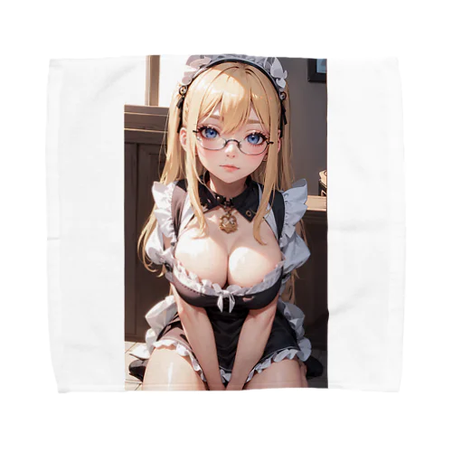 金髪美少女　七海ちゃんメイド Towel Handkerchief