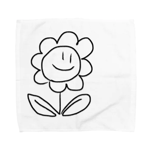 のぺしマン（花） Towel Handkerchief