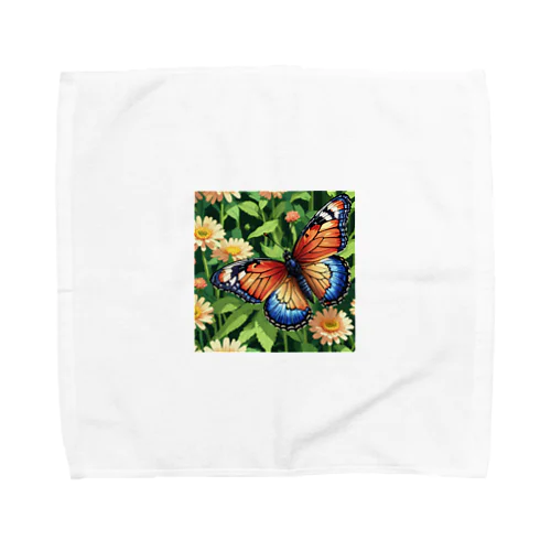 蜜を吸っている蝶の吻 Towel Handkerchief