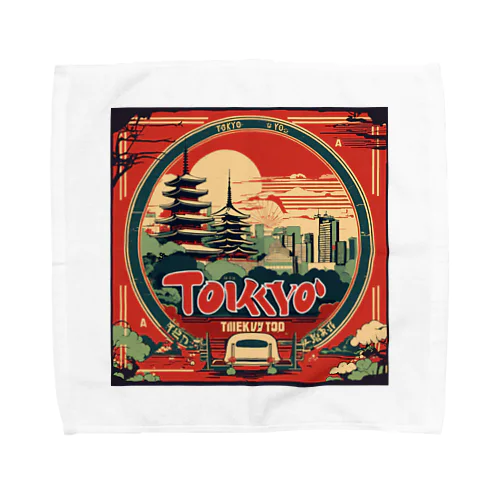 東京っぽいロゴ Towel Handkerchief