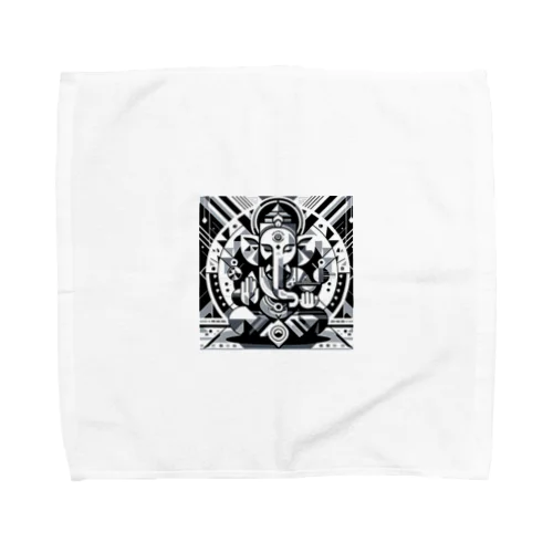 幾何学ガネーシャ Towel Handkerchief