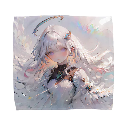 White Melting Angel Towel Handkerchief