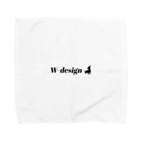 W-designのロゴアイテム Towel Handkerchief