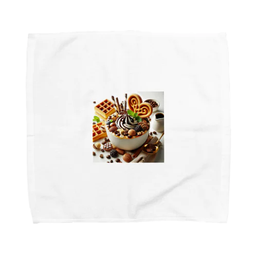 ほろ苦いコーヒーが甘い驚きをもたらす！ Towel Handkerchief