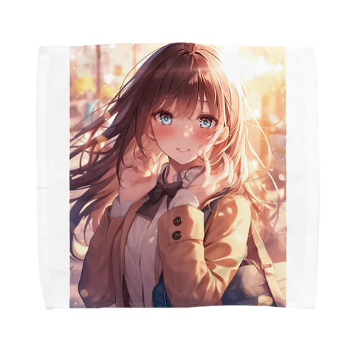 少女の恋思い　なでしこ1478 Towel Handkerchief