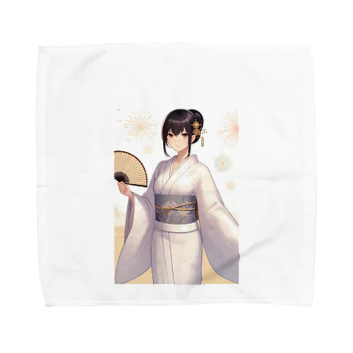 浴衣の彼女 Towel Handkerchief