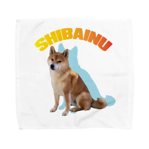 SHIBAINU（ソラくん）おすわり タオルハンカチ