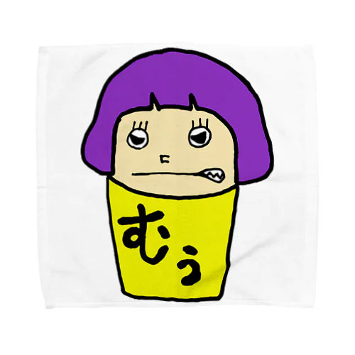 四角いちゃん(怒) Towel Handkerchief