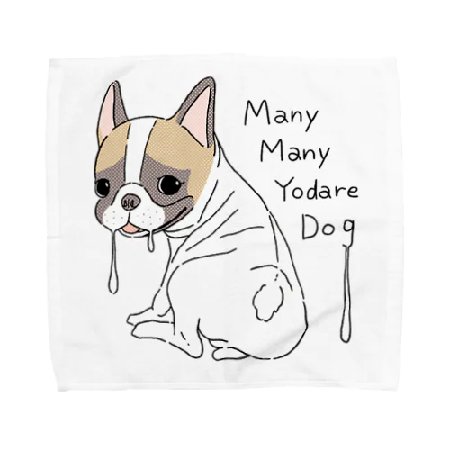 Many Many Yodare Dog Towel Handkerchief