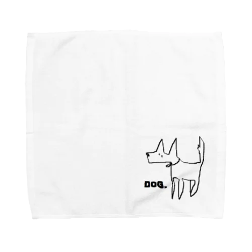 DOG. Towel Handkerchief