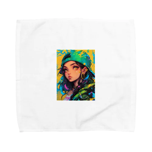 ストリートガールのキャラクター　3 Towel Handkerchief