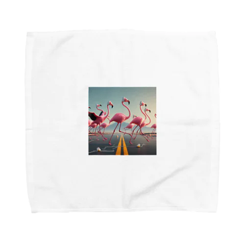 サイズフリー ミュージックフラミンゴ Towel Handkerchief