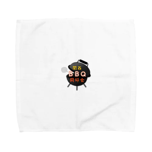 ②【ロゴ】関西BBQ同好会（背景無し） Towel Handkerchief