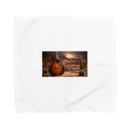 サボテンギター Towel Handkerchief