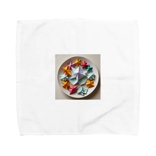 折り紙のイラスト_019 Towel Handkerchief