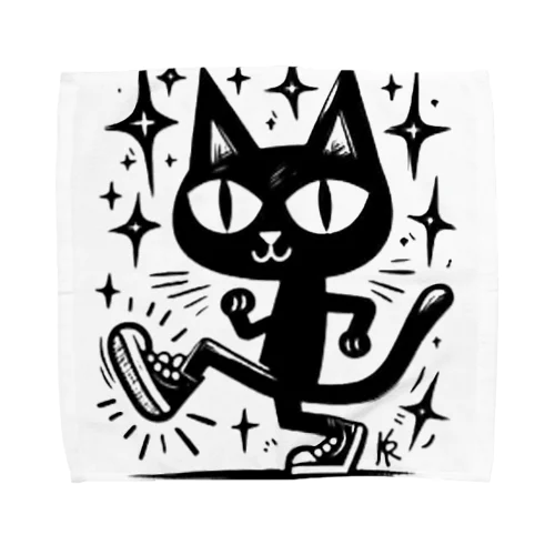 クロネコのロック　シリーズ Towel Handkerchief