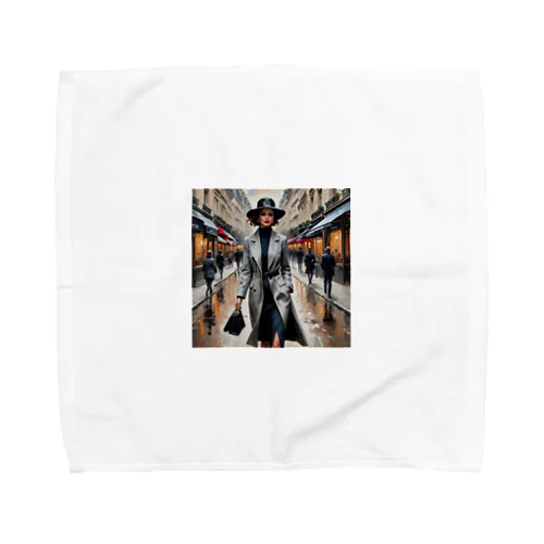 "Inspired by Parisian streets" Towel Handkerchief