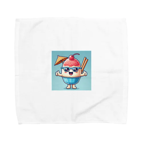 可愛いかき氷くんグッズ Towel Handkerchief