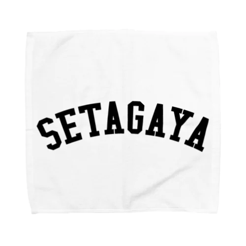 世田谷Tシャツ　ブラックロゴ(setagaya item) タオルハンカチ