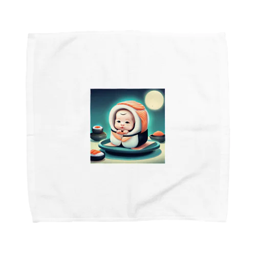 お寿司の赤ちゃん Towel Handkerchief