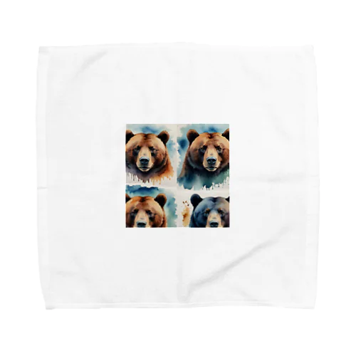 クマの鼻 Towel Handkerchief