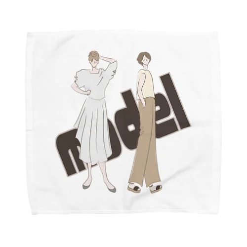 model Towel Handkerchief