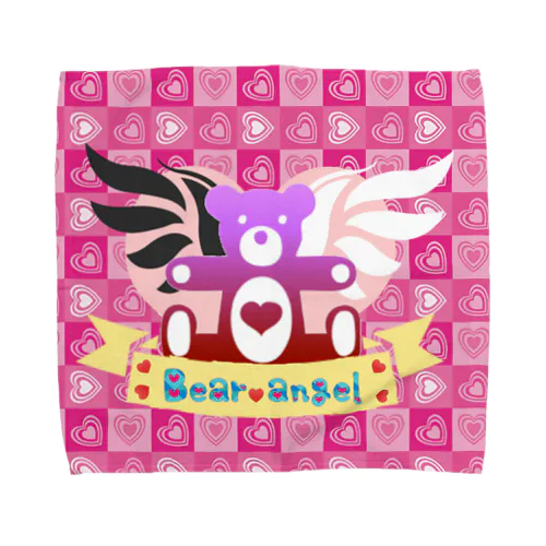 bear angel Towel Handkerchief