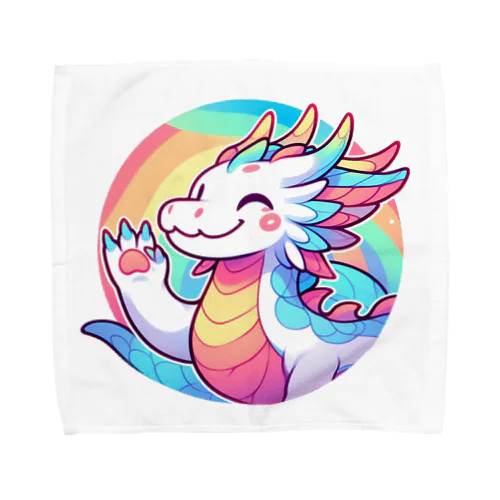 虹色のドラゴン・マジカルグッズ Towel Handkerchief