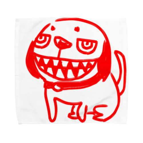 あかいぬ(悪 Towel Handkerchief