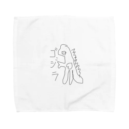 hetaTゴジラ Towel Handkerchief