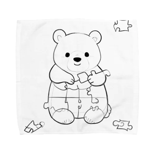 かわいいクマ Towel Handkerchief