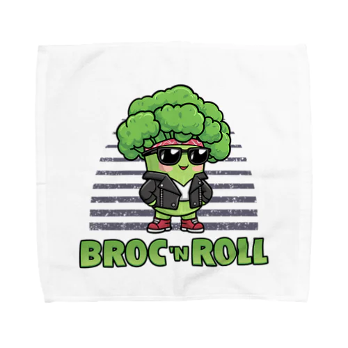 ブロックンロールのブロッコリー Towel Handkerchief