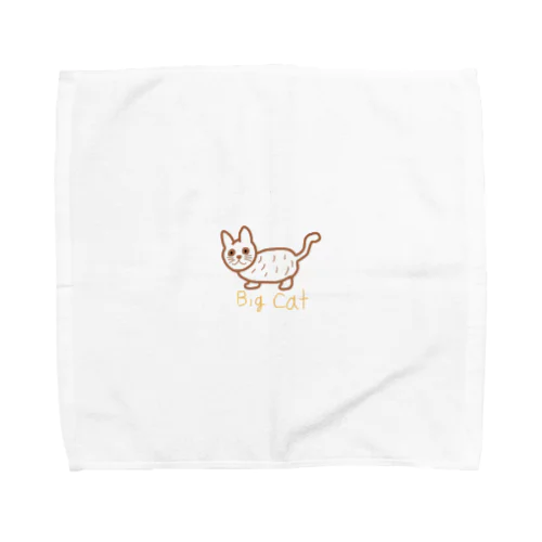 Big Cat Towel Handkerchief