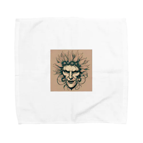 向日葵devil Towel Handkerchief