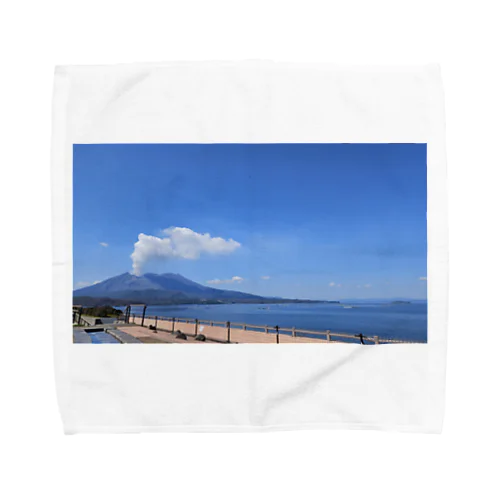 桜島🌴南国鹿児島 Towel Handkerchief